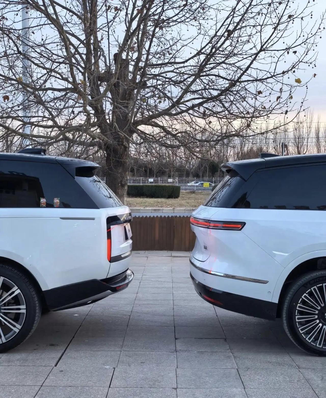 当路虎揽胜和蔚来放在一起，我想说：这两款车都是好车，路虎揽胜的外观设计确实没得说