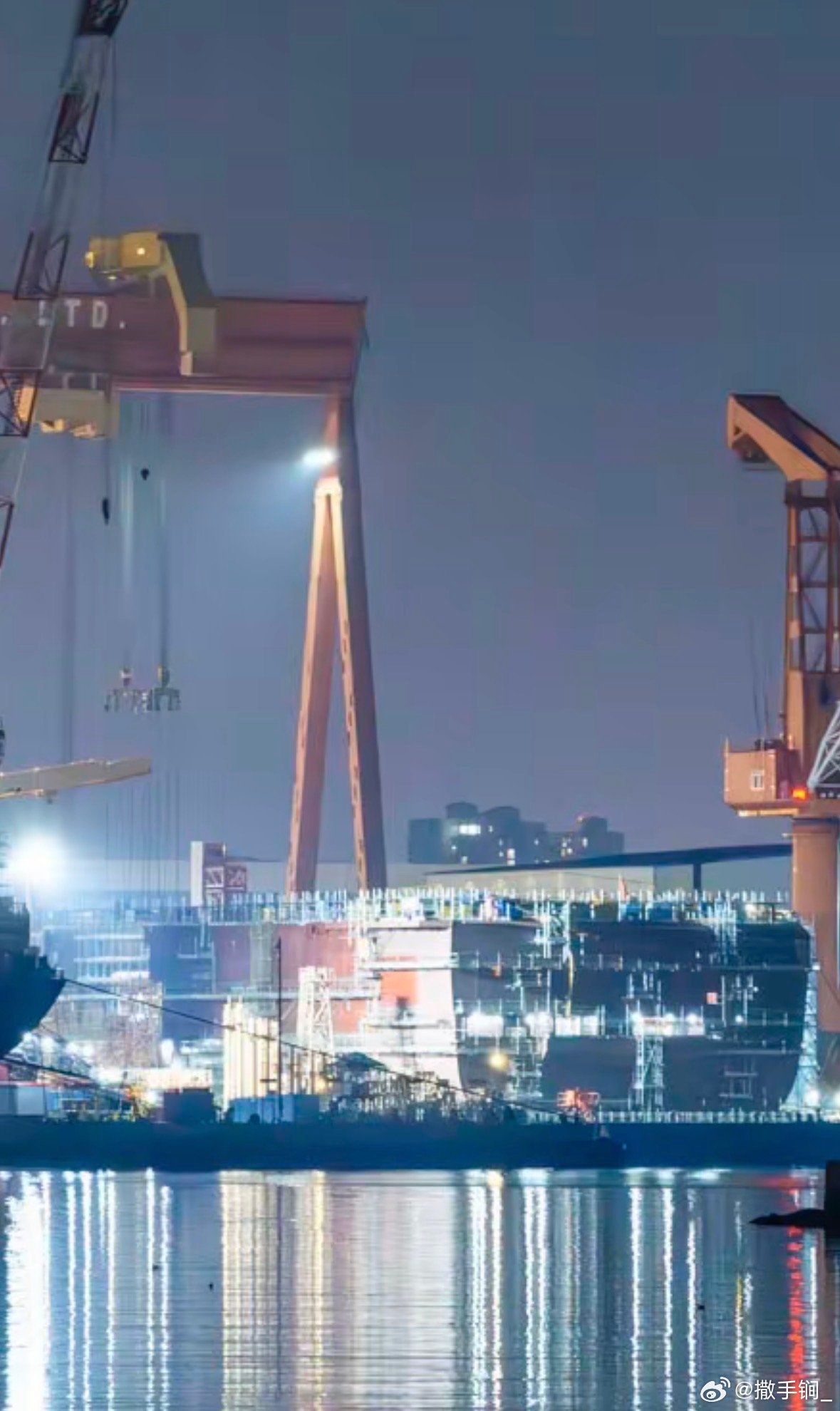 北方大船。外网猜测照此进度，将于2027年底前下水，2029年初试航。004