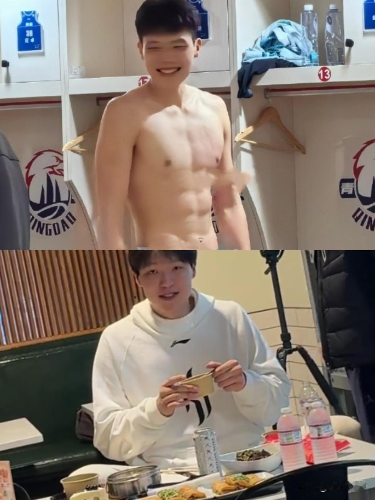 腹肌消失术，杨瀚森从八块腹肌到一身赘肉，被开拓者“养废”了那个曾经在CBA赛