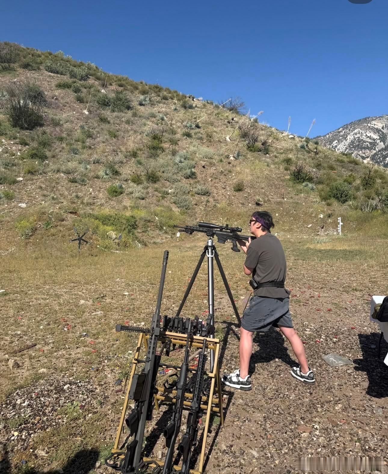 王思聪晒国外快乐生活。