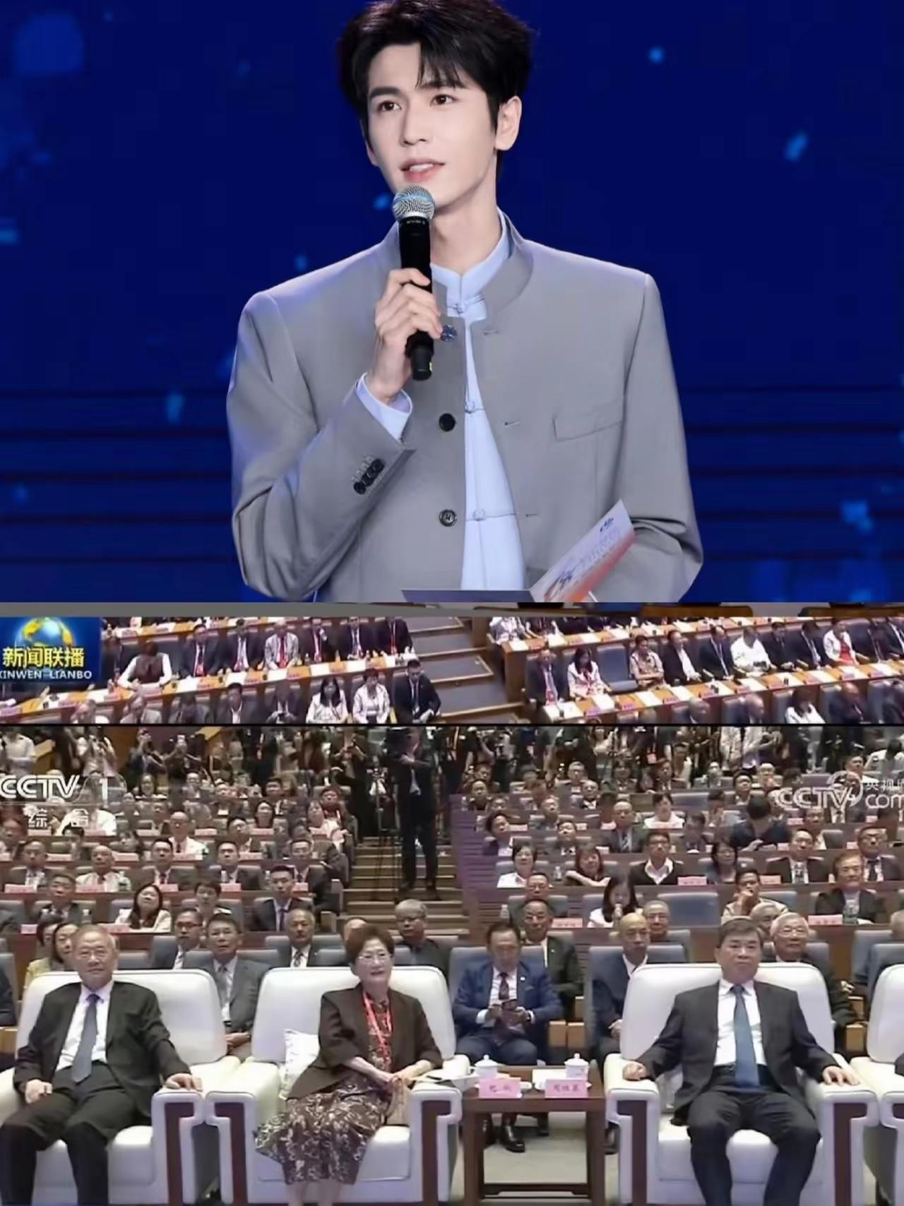 在最近的海峡论坛大会上，发表了近6分钟演讲，全程脱稿、字正腔圆、逻辑清晰。从