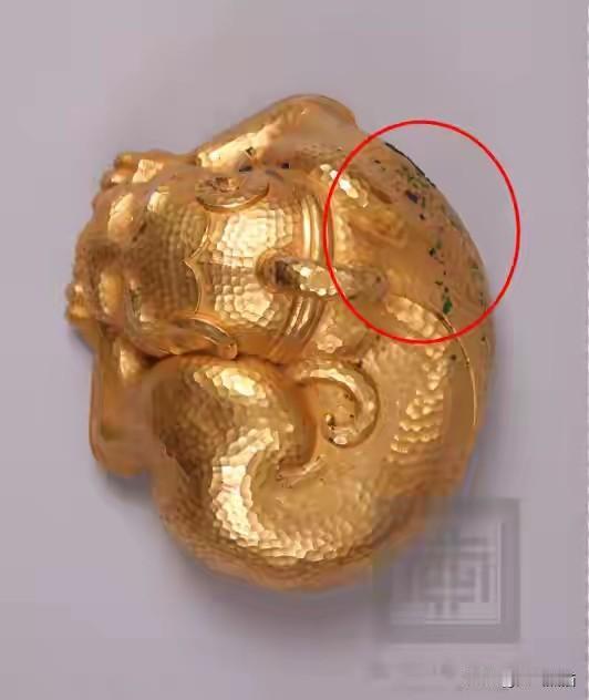 还是网友的眼尖，一眼就发现在南京博物院存放的金兽竟然掉了皮，院方进行了回应。西