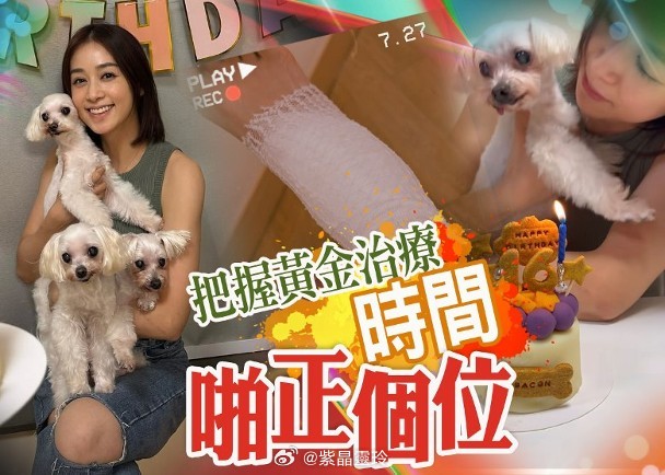 【On.cc】黃心美為愛犬拗柴　睇跌打痛到人都癲藝人黃心穎近日自資6位數字推出第
