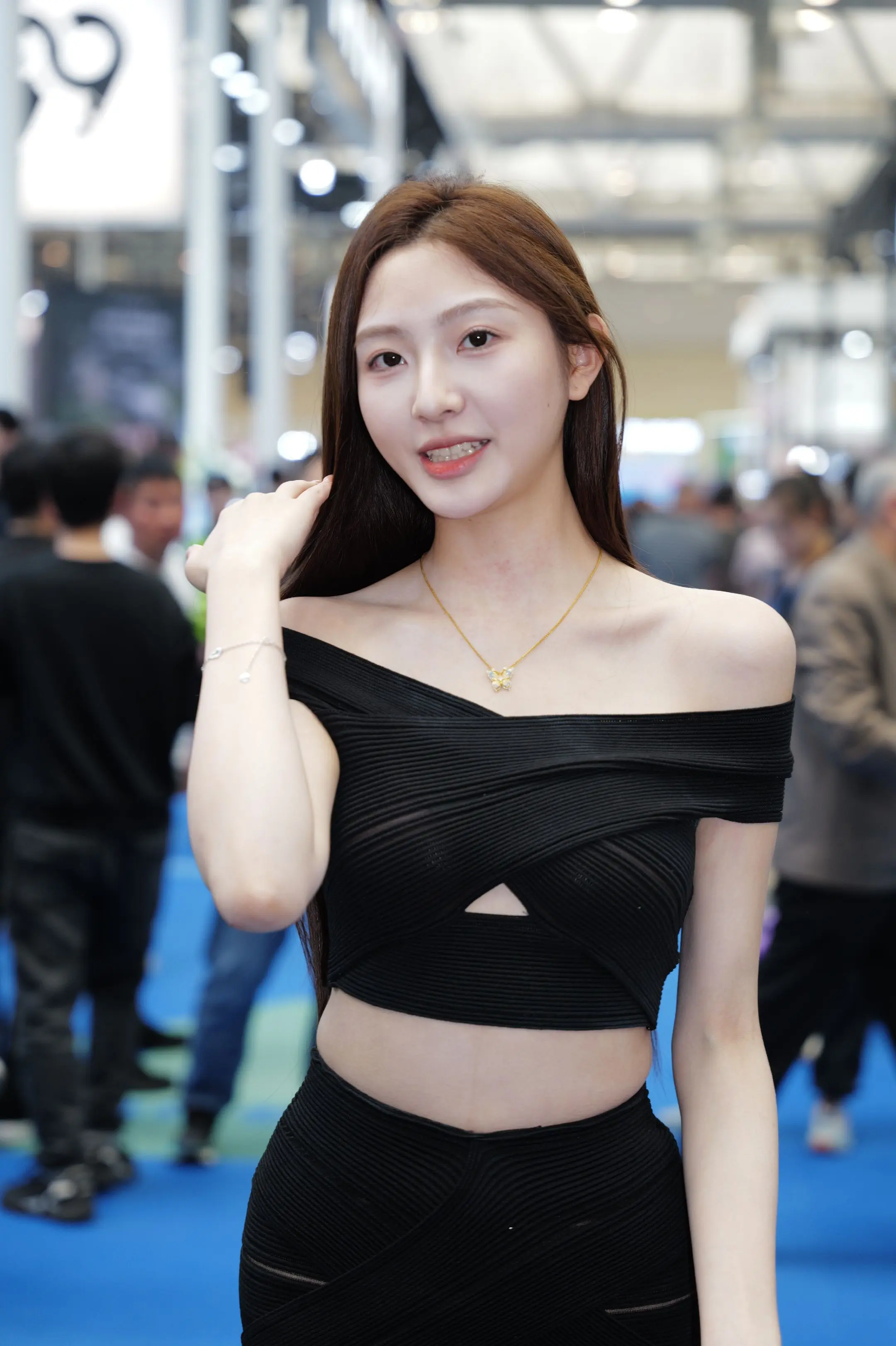 车展甜妹 车展现场 女神