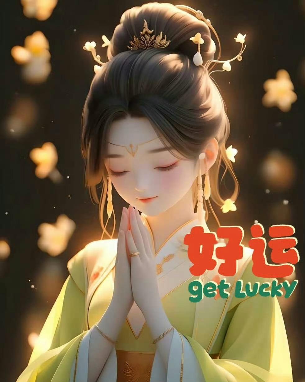 合掌祈福，明天好运如约而至，接………​​​​运势​​​
