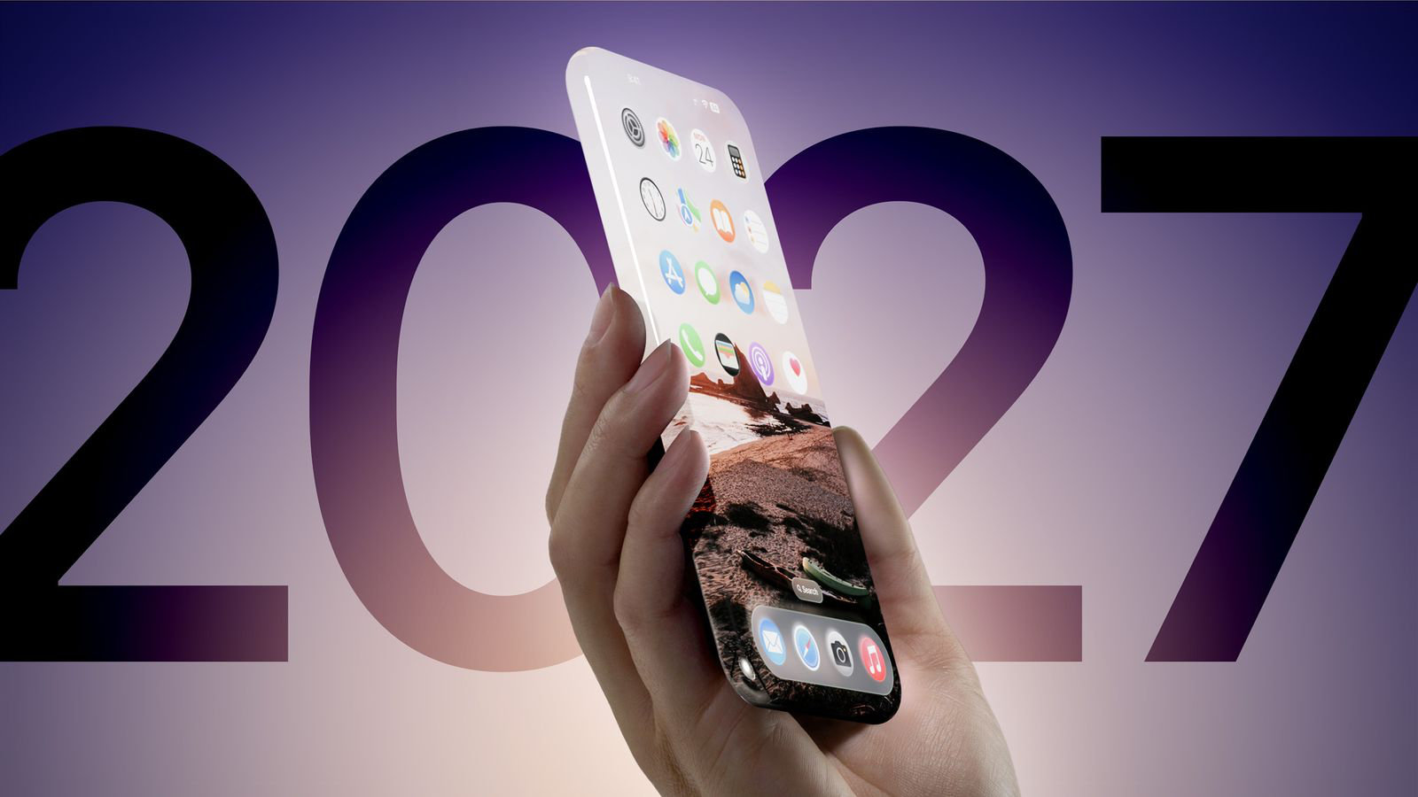 上一个十年之期是iPhoneX，FaceID+全面屏的手势交互……2027