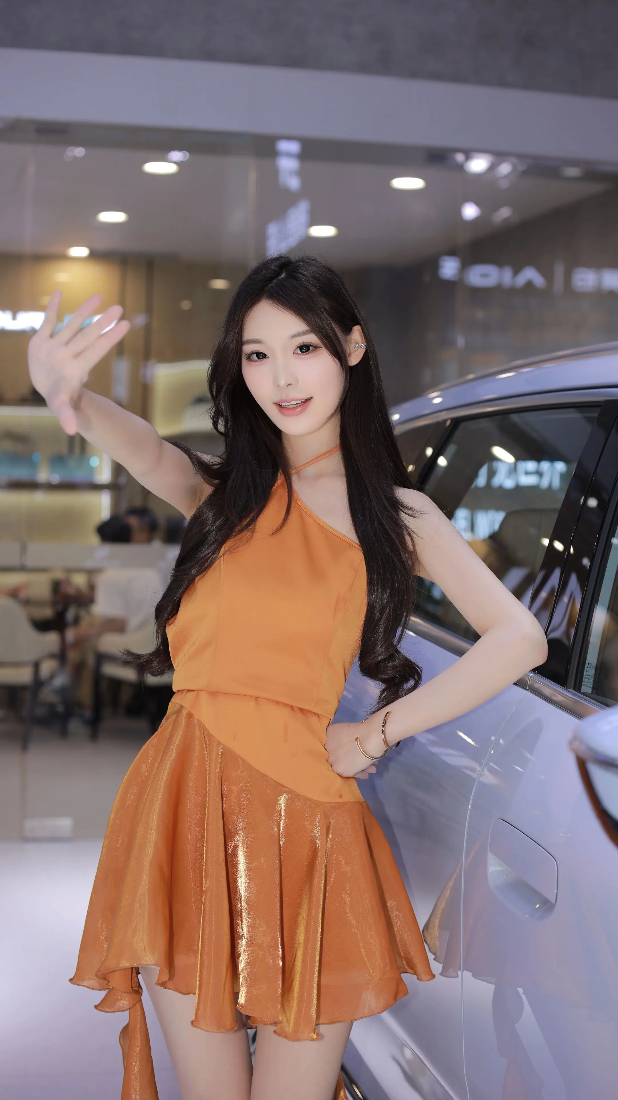车展气质女神 车展小姐姐 车展车模 车展拍照 美女车模
