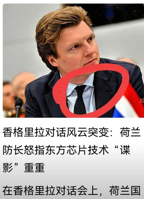 这位荷兰防长有意思。美国不允许荷兰的高端光刻机卖给中国，荷兰不惜大量减少出口赚钱