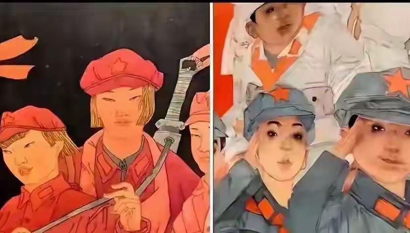 艺术还是糟蹋，清华美院画作为何让人别扭，审美观究竟谁说了算呢刷到清华美院一些画
