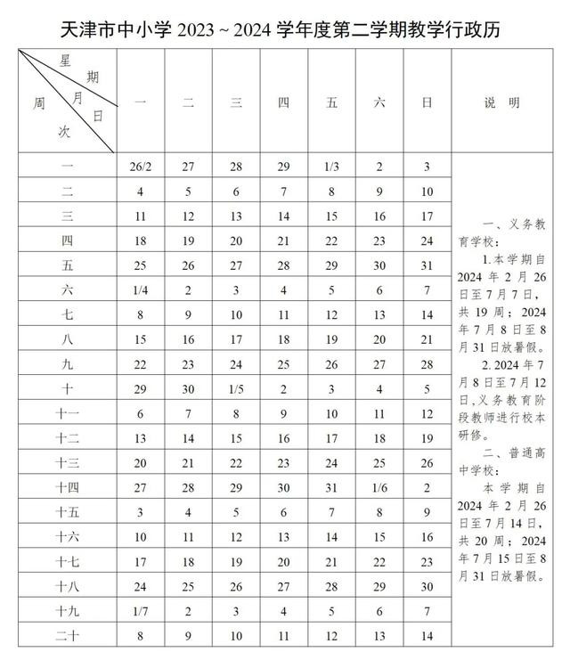 第 6 个：威尼斯欢乐娱人城：2024年天津中小学暑假放假时间