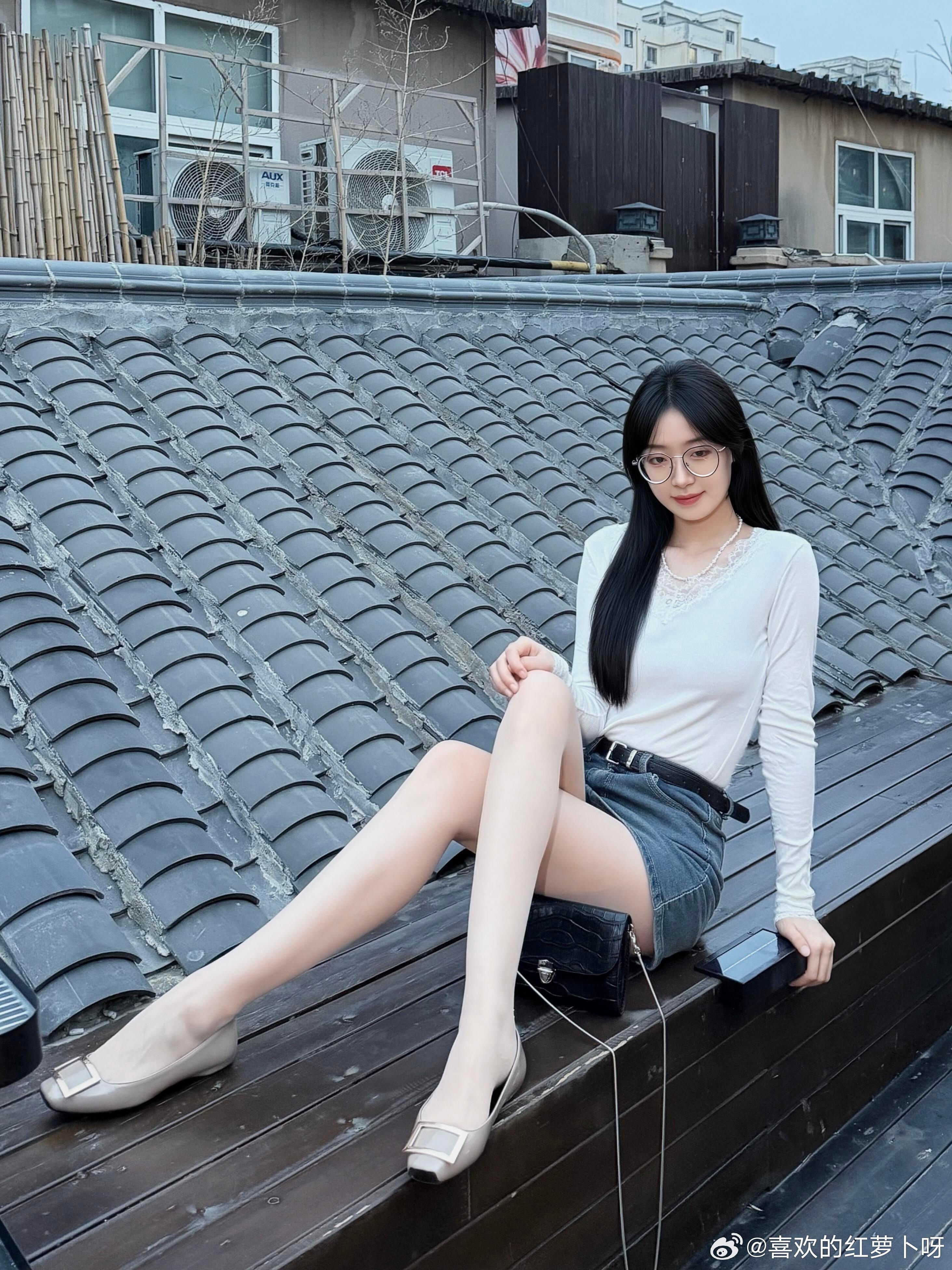 高个子女生对丝袜的偏爱~​​​