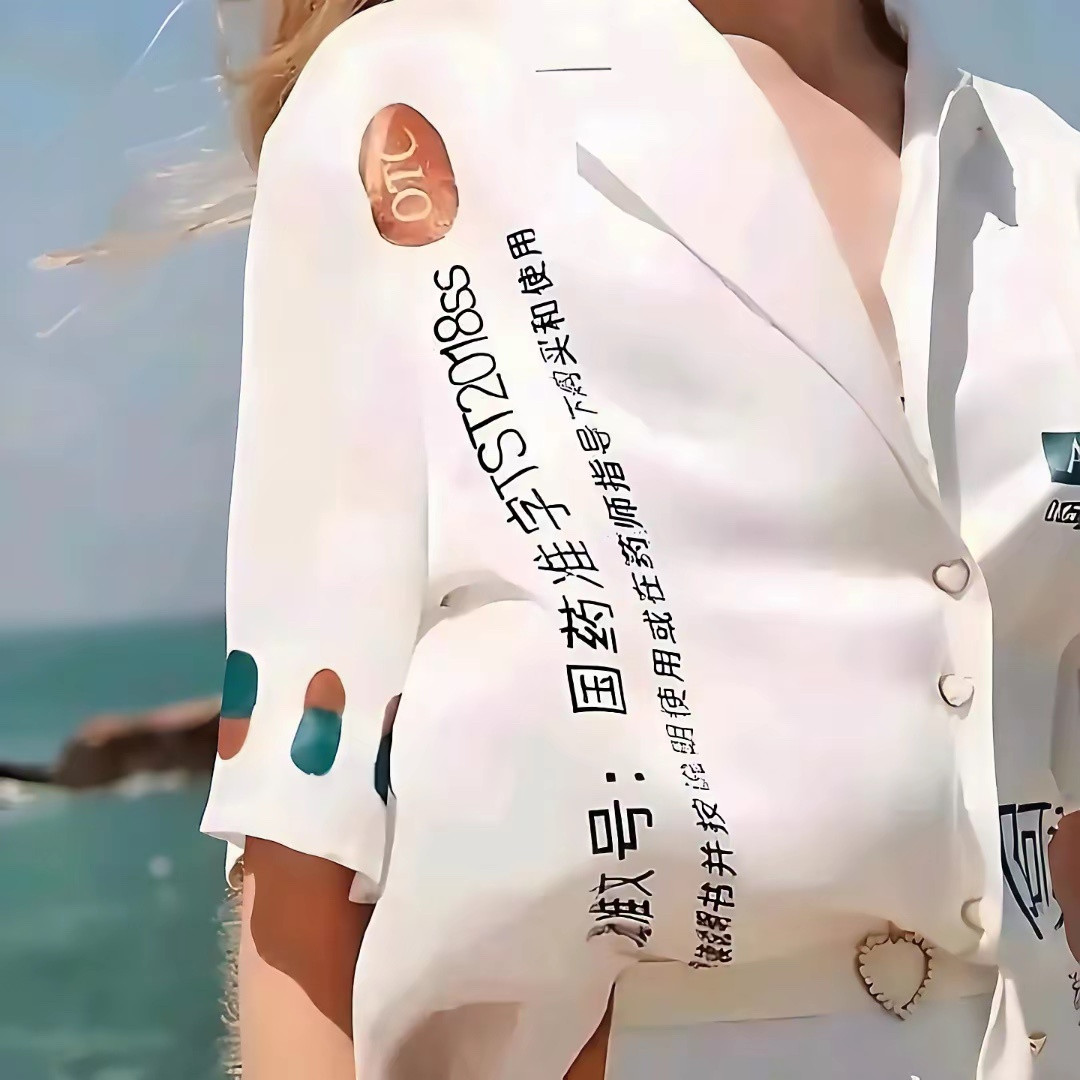 哈哈哈以后穿印有自己不认识的字的还是得拿翻译器查查不然好尴尬呀就像有的国人穿英文