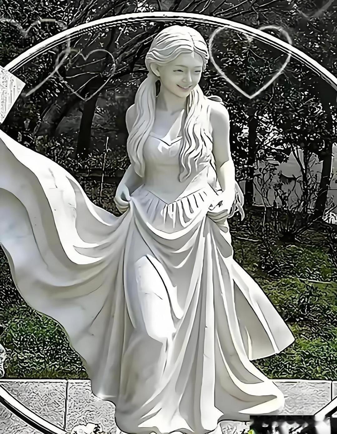 网友们改的大S雕像太美了吧，这才是她最美的样子，你们觉得呢？​
