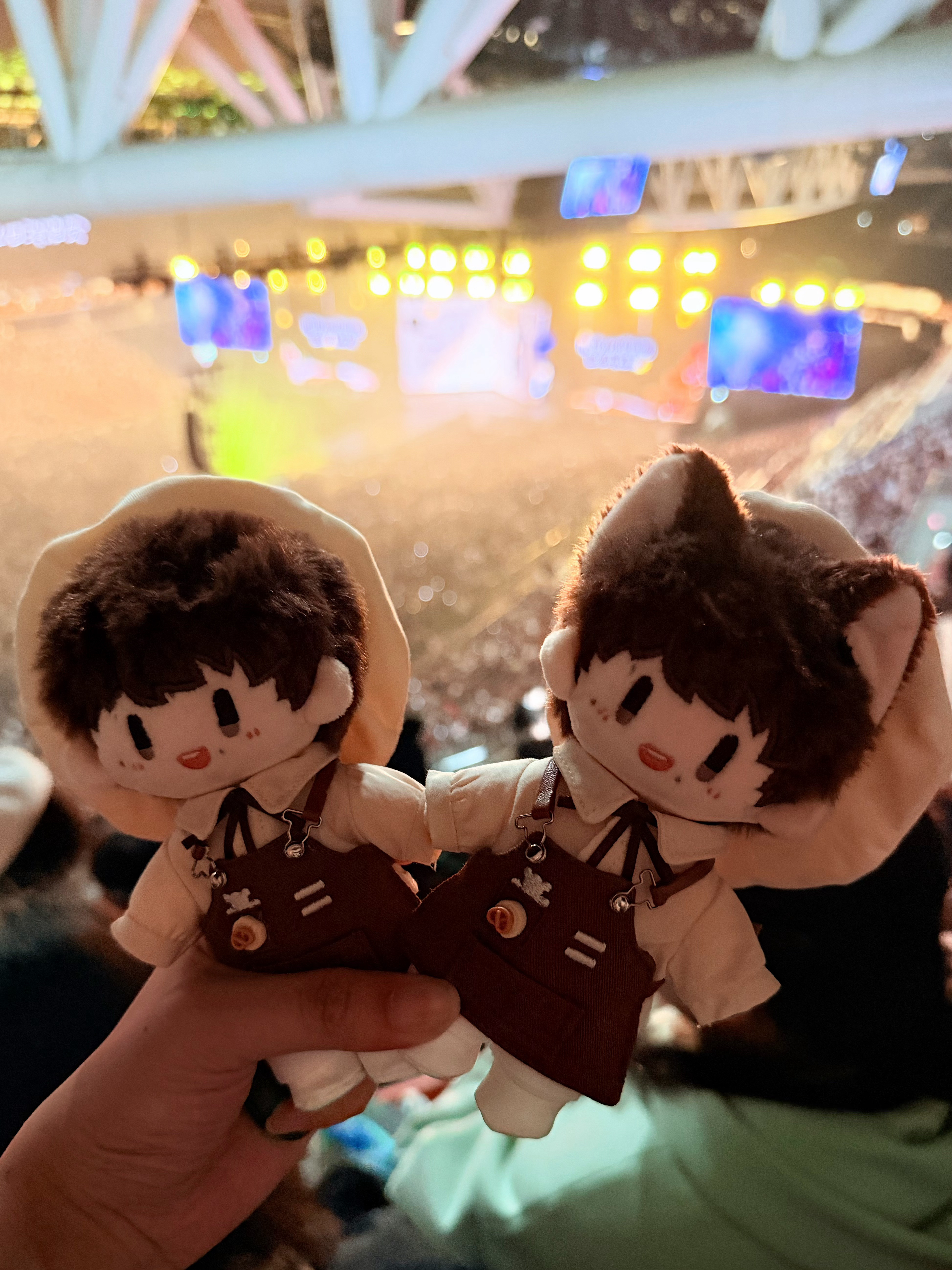 周深再一次庆幸候补上了跨年场的票，深深的惊喜虽然是山顶位，也浅拍一下记录📝这