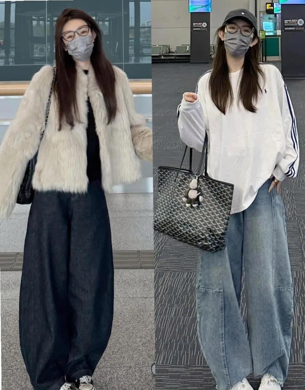 这才是普通人能直接抄作业的穿搭模板吧！宽松的裤型是这套穿搭的灵魂，遮肉显瘦