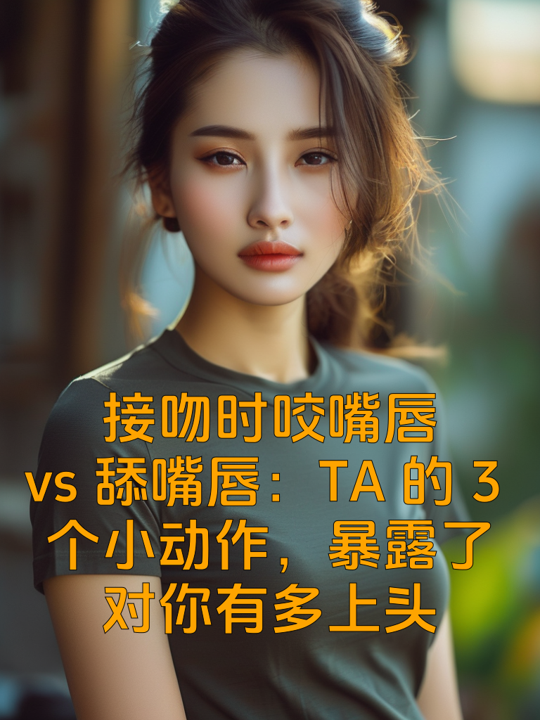 接吻时咬嘴唇vs舔嘴唇：TA的3个小动作，暴露了对你有多上头