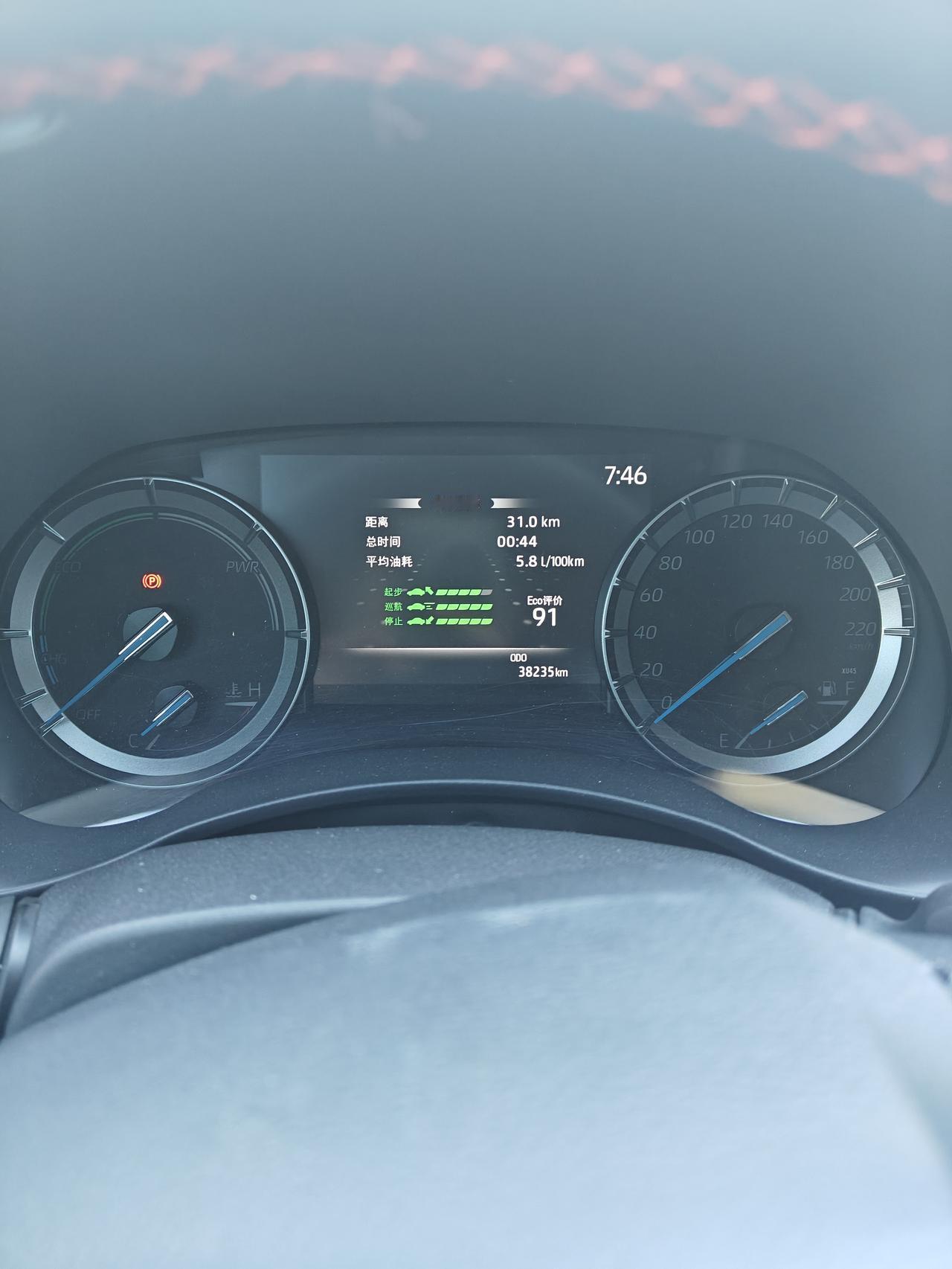 🚘车型简介：我的这台车是2.5L双擎混动两驱版本的汉兰达，平时用车环境比较