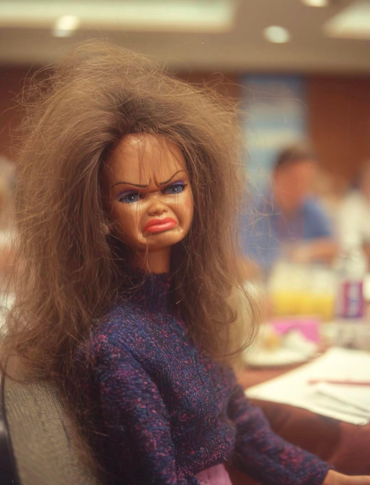 芭比私底下烟酒都来好喜欢这组厌世芭比🤣