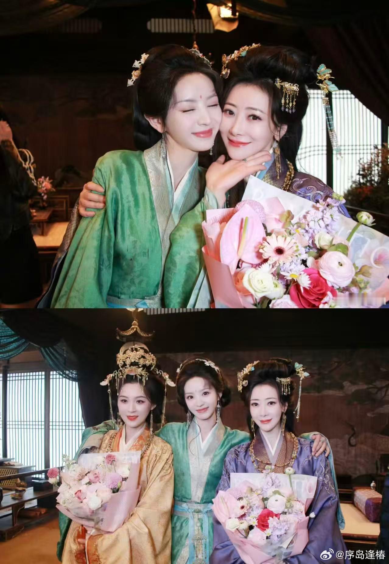 嫁金钗强女阵容田曦薇陈紫函搭配孔琳同台演戏太难得，都是古装剧里的熟面孔，气场气
