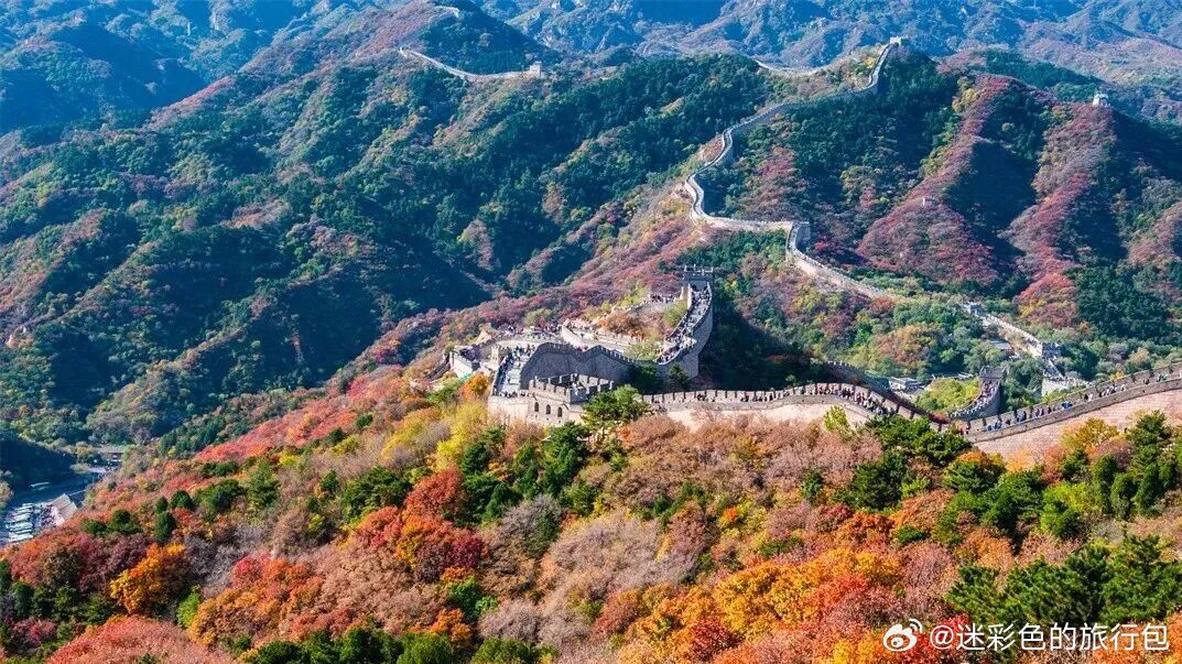 延庆妫川赏红攻略已就位🍁赴一场浪漫的秋日之约，看层林尽染，红叶漫山。🏯八达岭