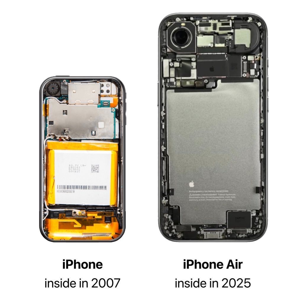 不得不感叹，iPhone的工业设计跟工艺进步实在太夸张了。