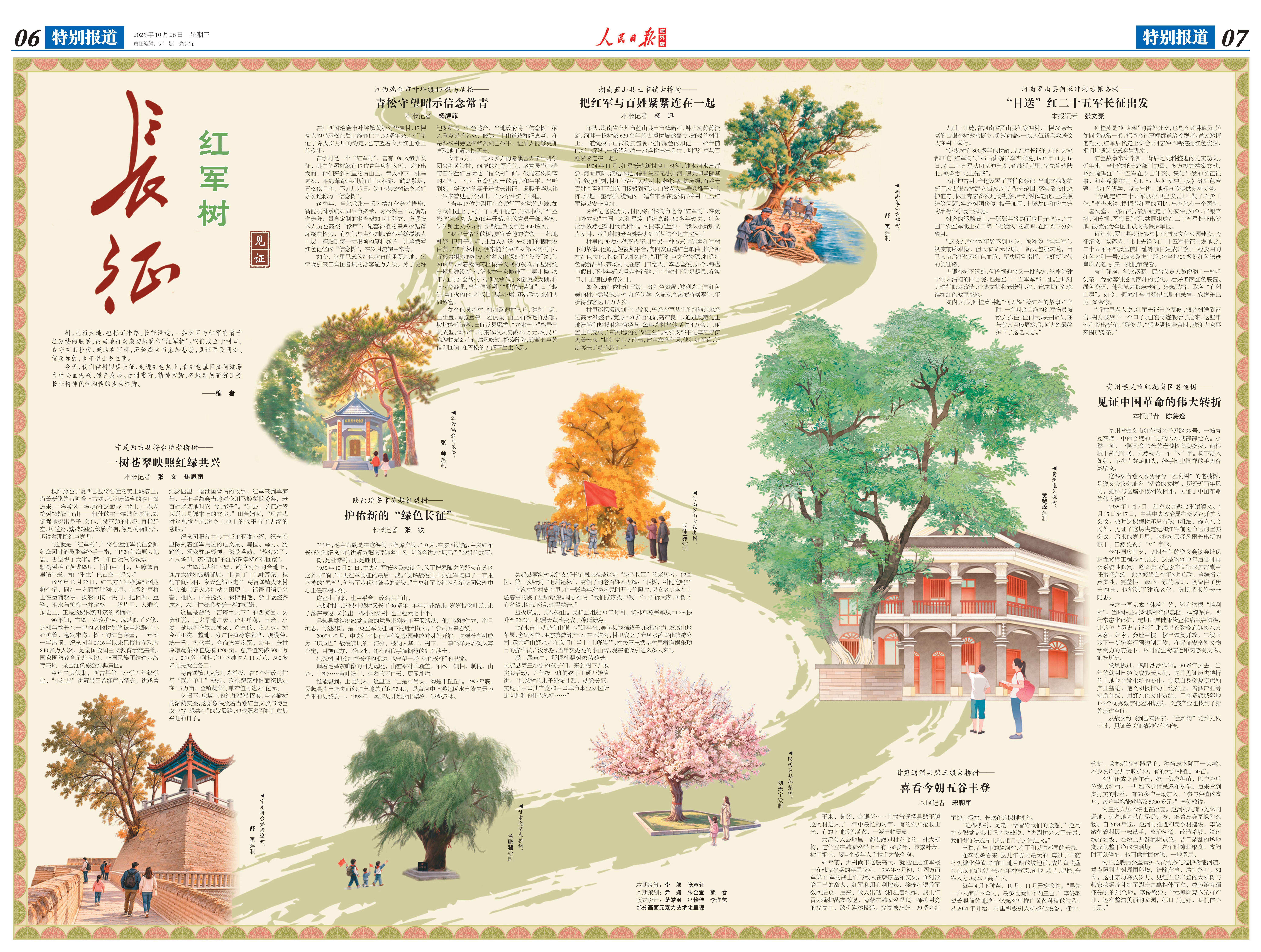 这些“红军树”, 见证长征精神!