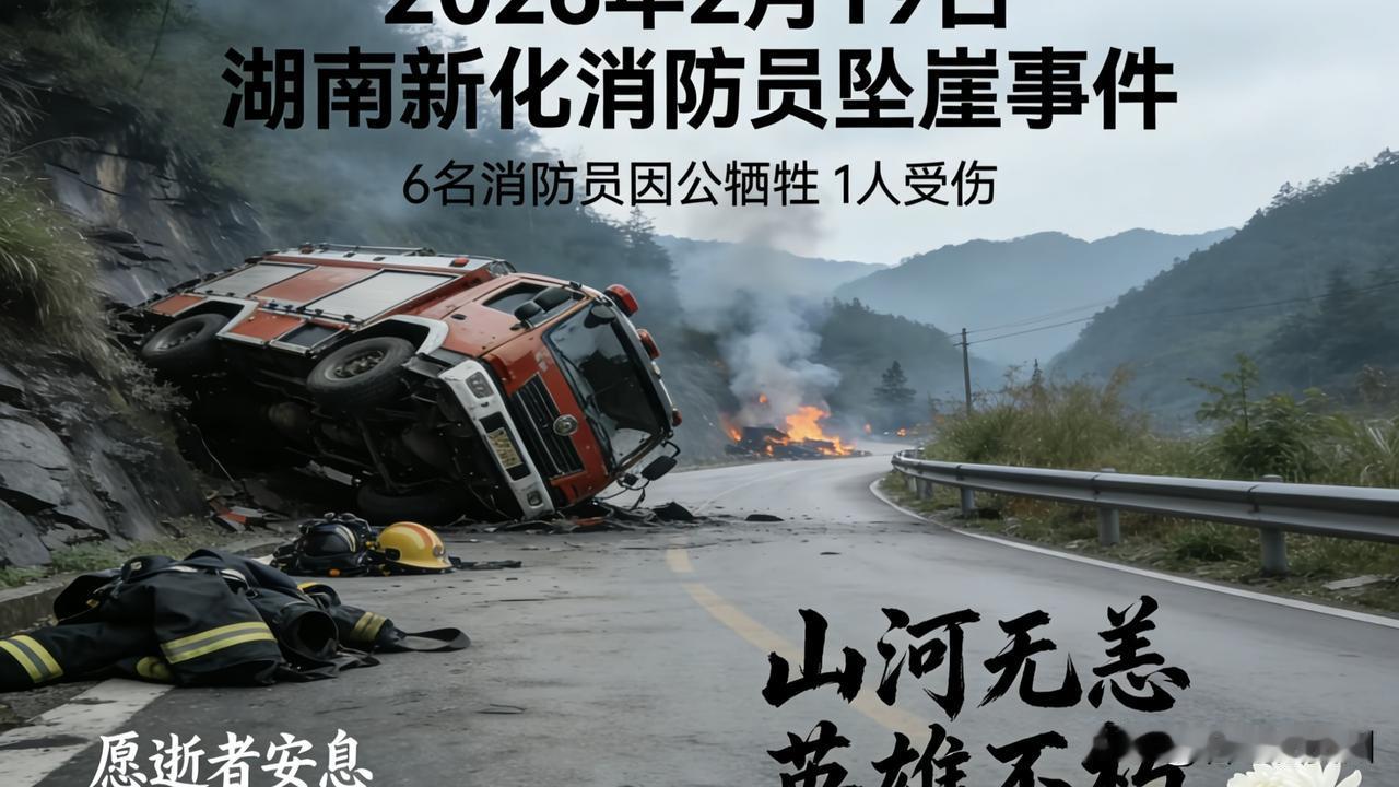 湖南6名消防员灭火归来坠崖：他们还只是一群孩子啊！家人们，今天这条视频，我真