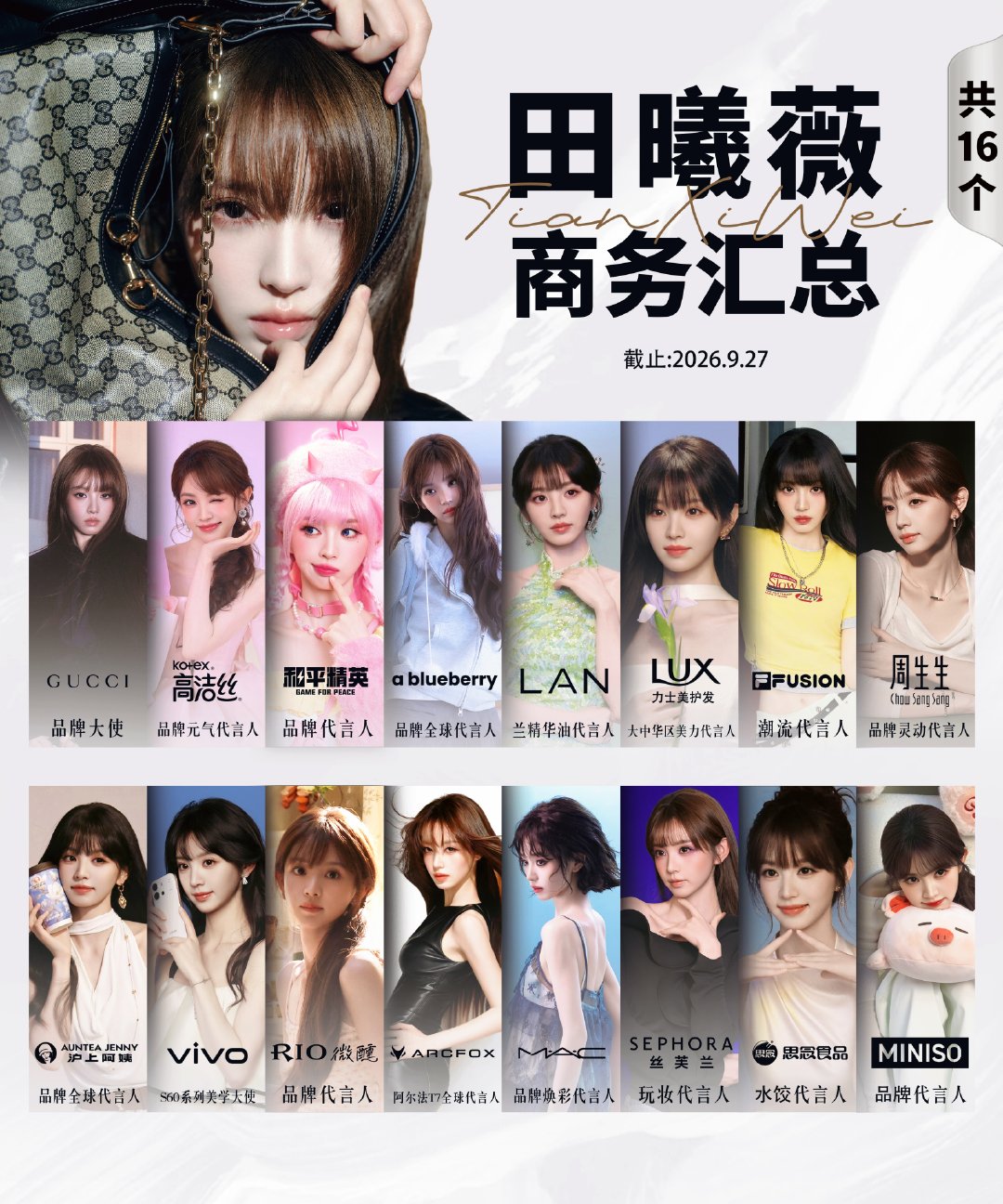 #田曦薇#田曦薇｜商务汇总图*1-万物流转，我即湍流​