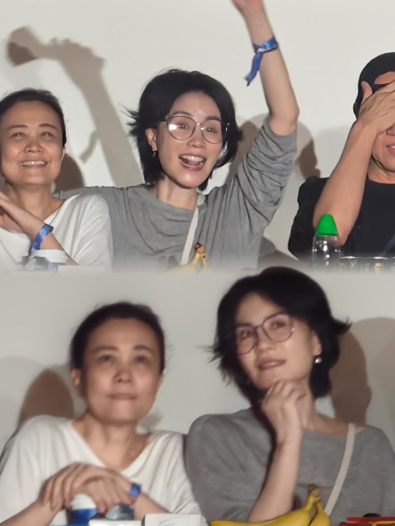 终于知道这次王菲参加那英演唱会她旁边的那个女子是谁了这次那英的演唱会很多明星