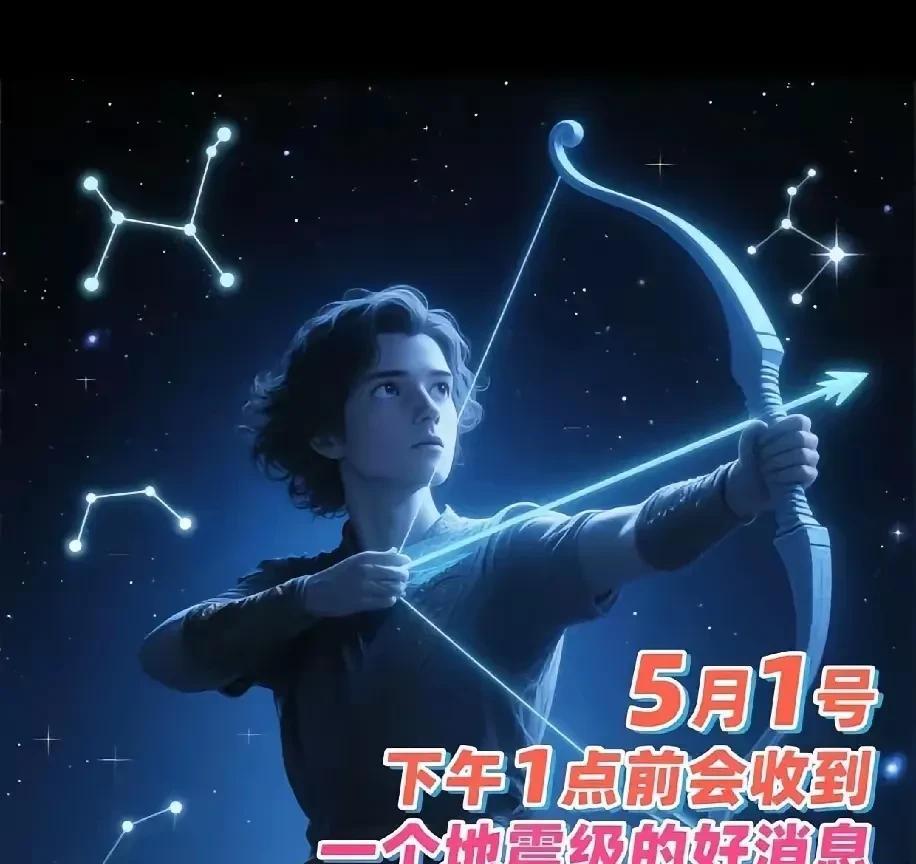 星象示警，射手座的幸运时刻已然降临！五一当天13时前，将有重磅惊喜不期而至，足