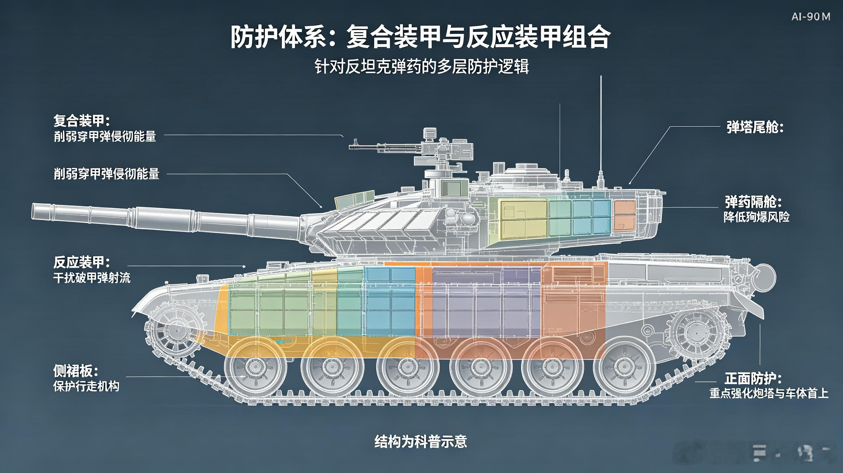 T-90M“突破-3”主战坦克｜俄陆军现代化装甲中坚深度解构脱胎于经典T-90车