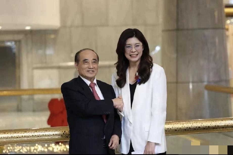 访陆返台第三天，国民党主席郑丽文今天（15日）上午率领副主席李乾龙、智库副董事长