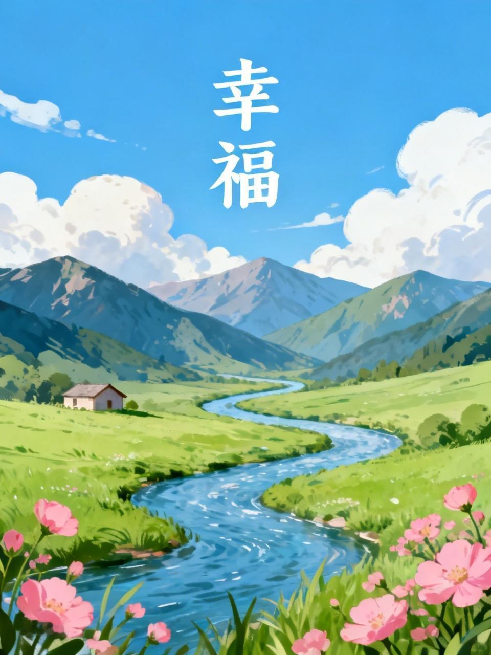 幸福是在平淡生活中，有人懂你陪你，三餐四季温暖安然，内心无烦恼，身边有牵挂，对拥