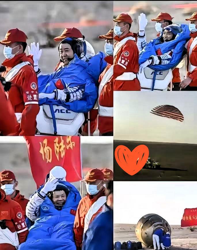 发现了吗，神舟二十号乘组回来，大家可能都没有注意，以前着陆舱降落，都要有很多地面