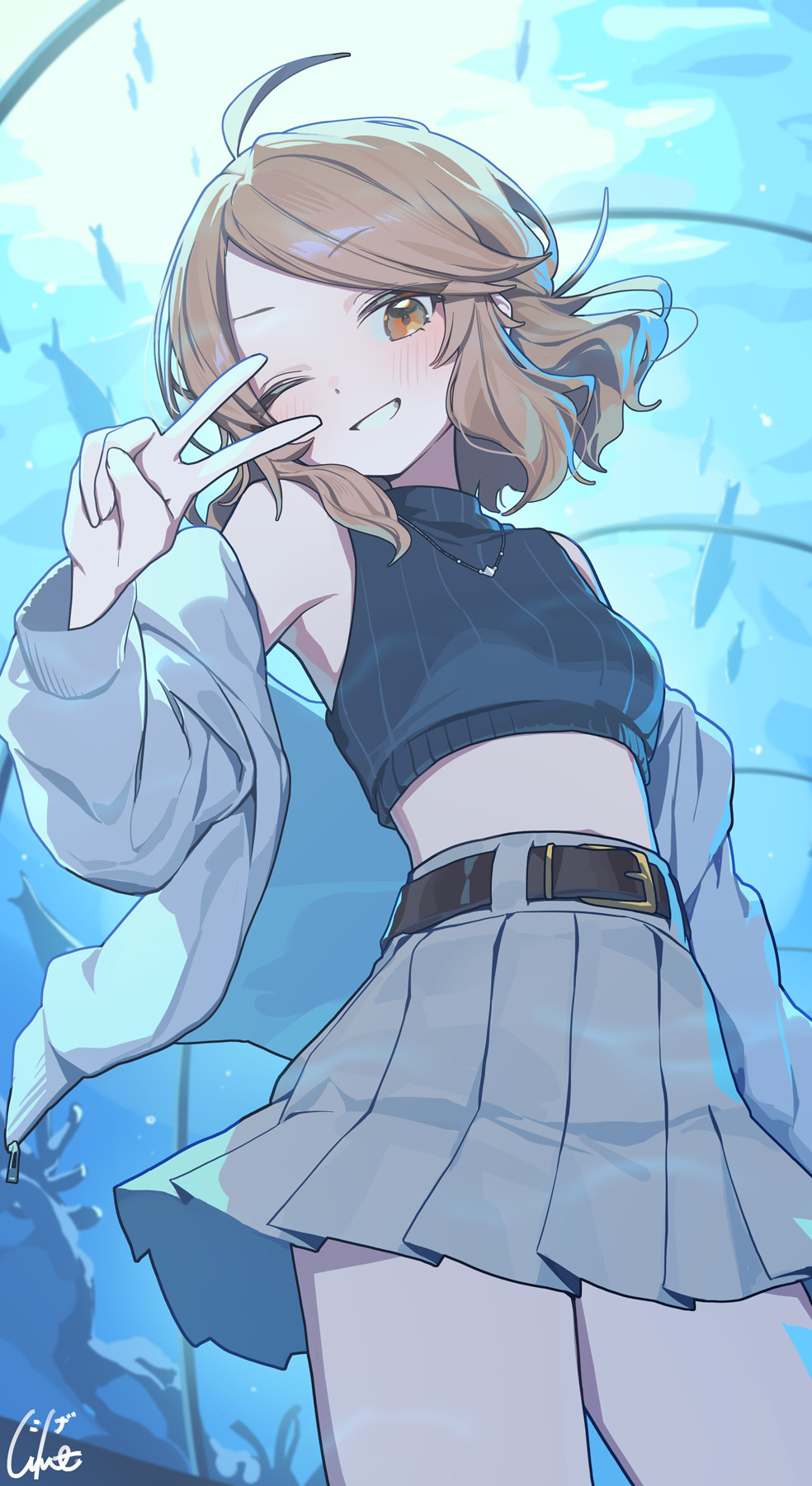动漫水族馆画师：にんげんまめpid：38297201