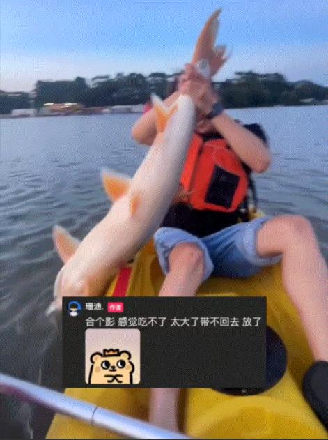 万万没有想到，广州一男子与女友在白云湖公园划桨板，本是想着游山玩水一番，结果没想