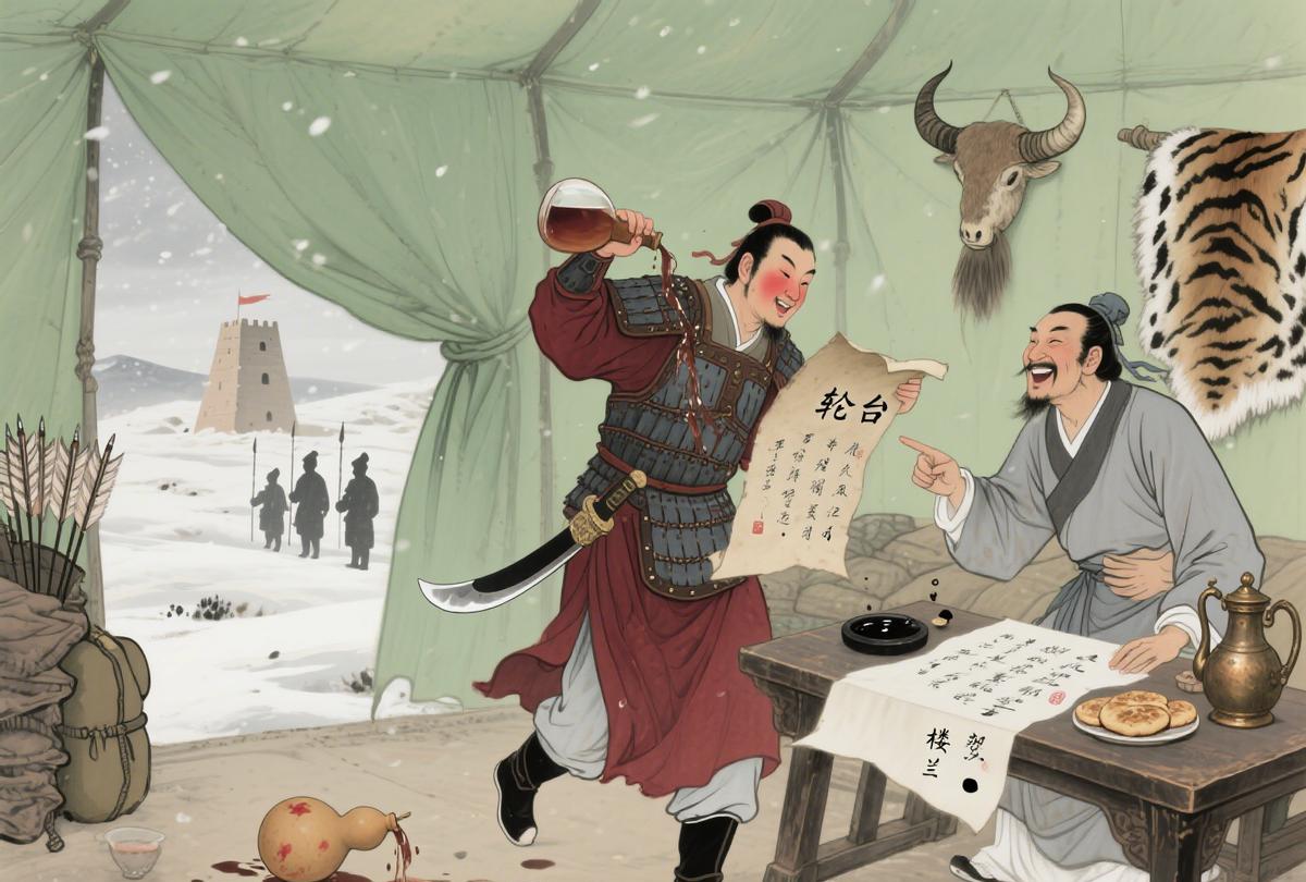 李益卢纶“边塞诗友”闹笑话：卢纶写诗错地名，醉酒认错逗乐李益在中唐的诗坛，