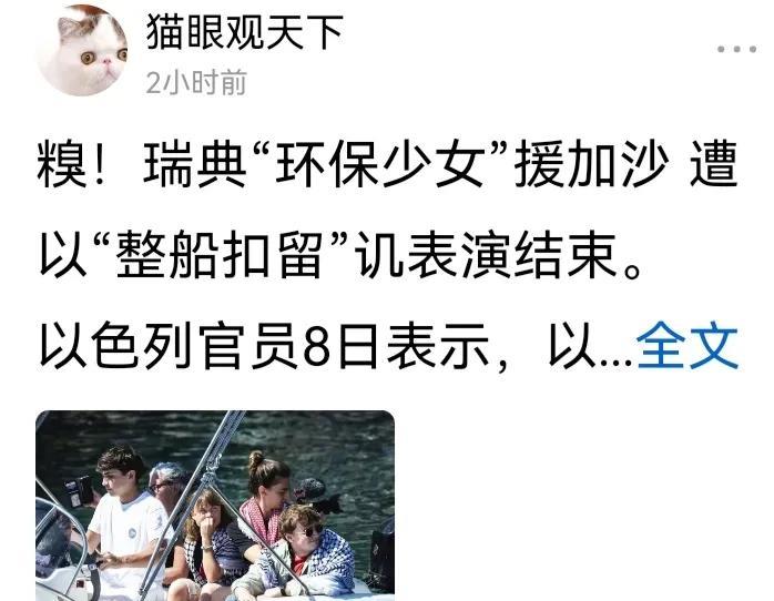 瑞典“环保少女”这些年在全球吸引了不少眼球。