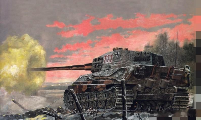 在1944年12月的阿登战役当中，当花旗国军队遭遇德三军队虎王坦克的时候，花旗国