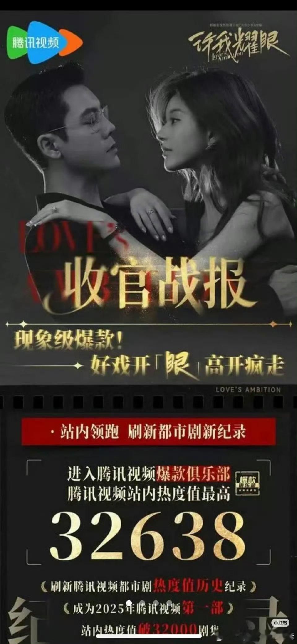 赵露思《许我耀眼》收官战报来，🐧认证现象级大爆剧，爆开爆走🐧都市剧历史to