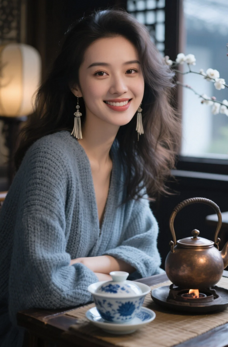 新中式之美：不在繁复，在于她举手投足间的从容