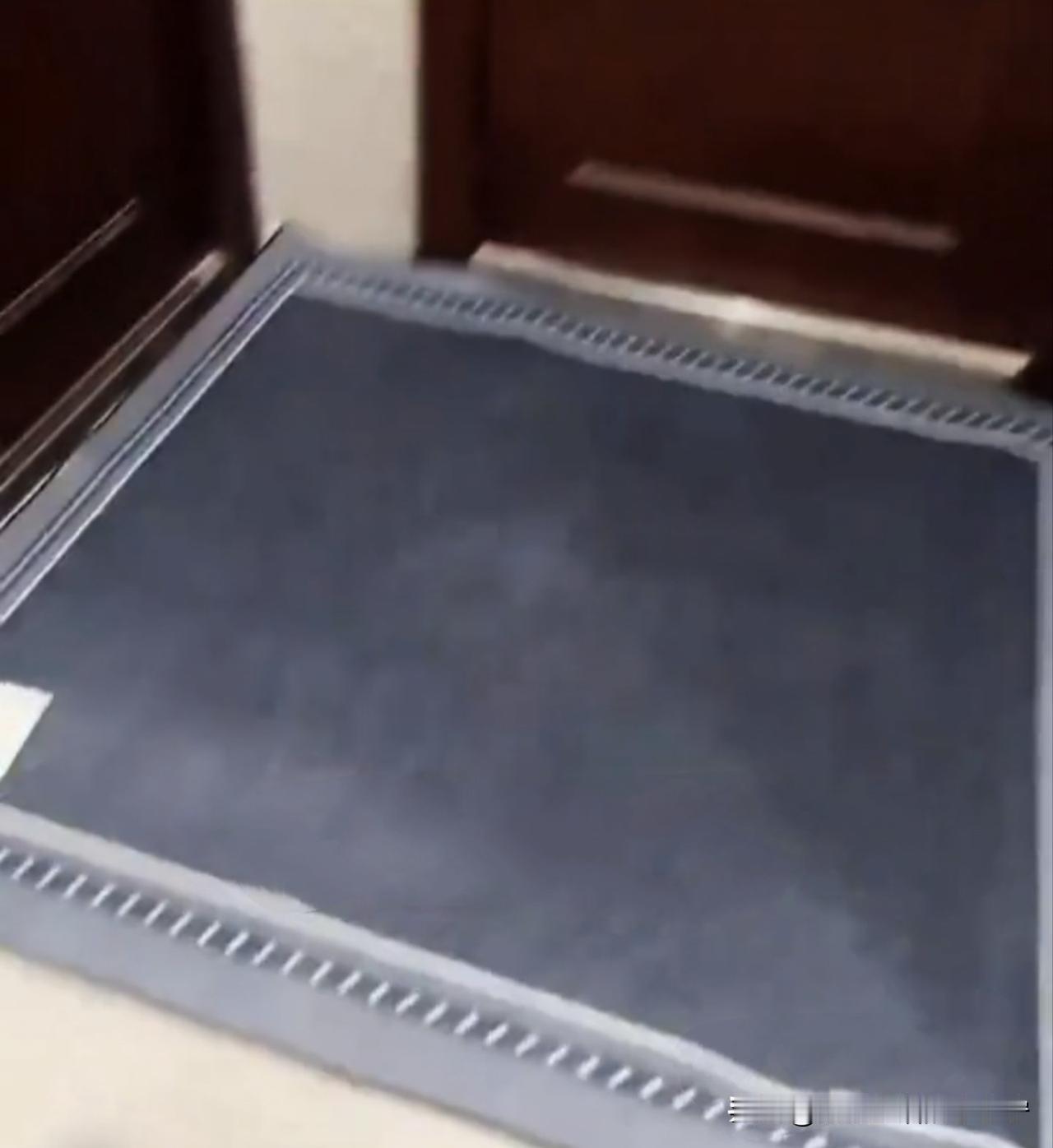 网上都是好邻居，怎么我都遇不到！看了一则视频，邻居买了一块大地垫，放