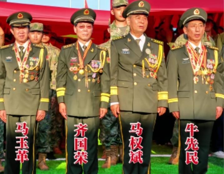 老山四位一等功臣相聚西安时的一张留影