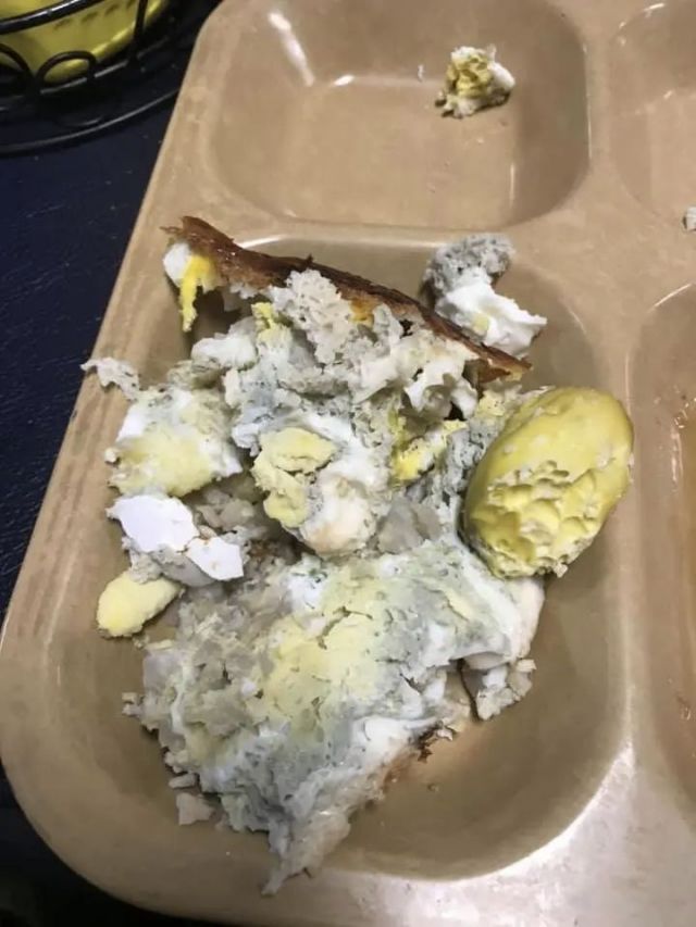 看看美军日常的餐饮供应原生态有机蔬菜叶糟糕的份量智障厨师“去晚了只有这些”流着