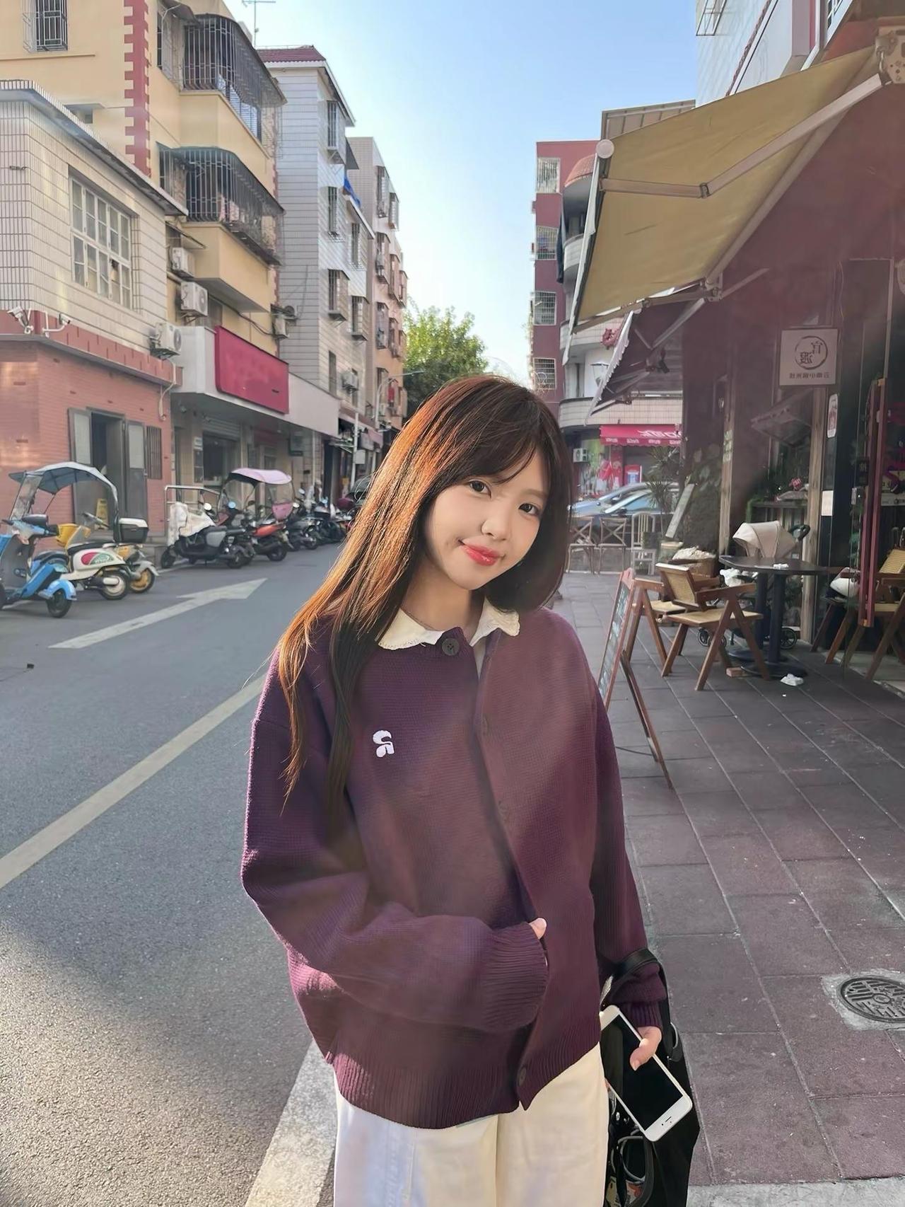 春天到了不要失去发芽的心情。韩系穿搭