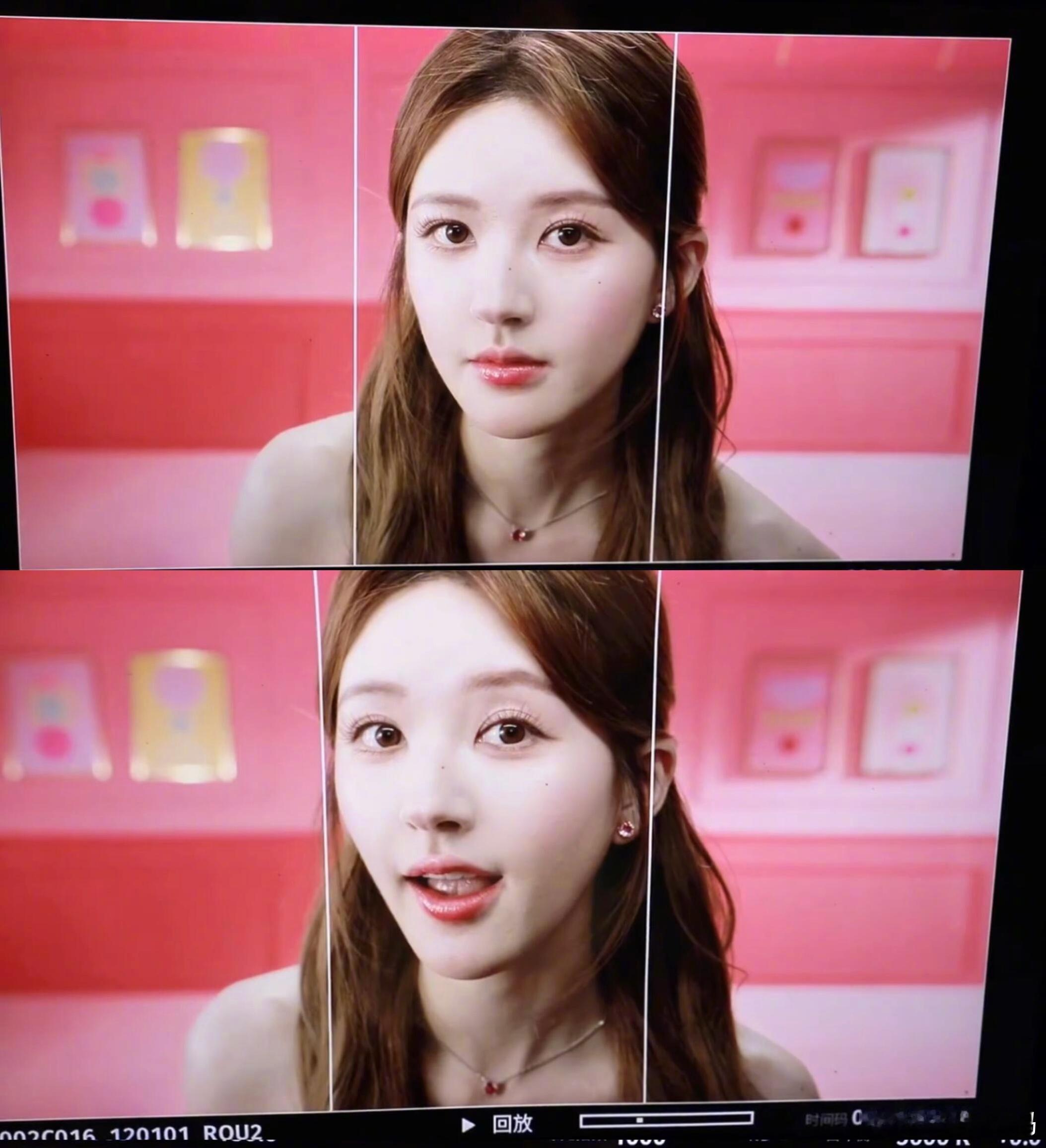 赵露思高清美貌，监视器原始帧的神