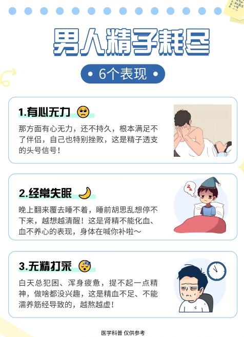 男性精气亏虚，身体会出现这6个信号！