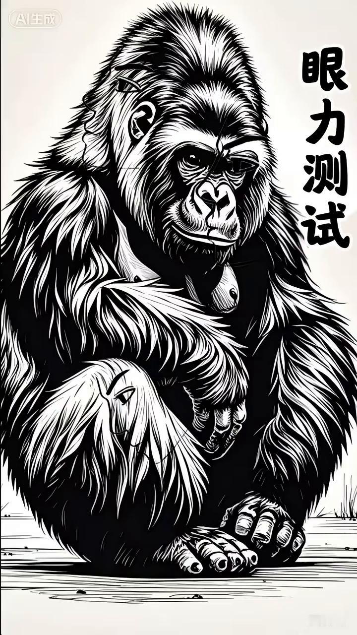 图中隐藏了三张人脸，问了六百个人，只有一个人找到，不信你就来挑战一下。看看这三张