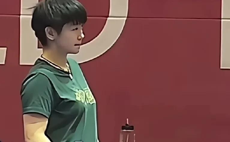 这是什么时候的莎莎啊，好美啊！侧脸看，五官匀称，皮肤白白的，小巧的鼻子挺挺的，
