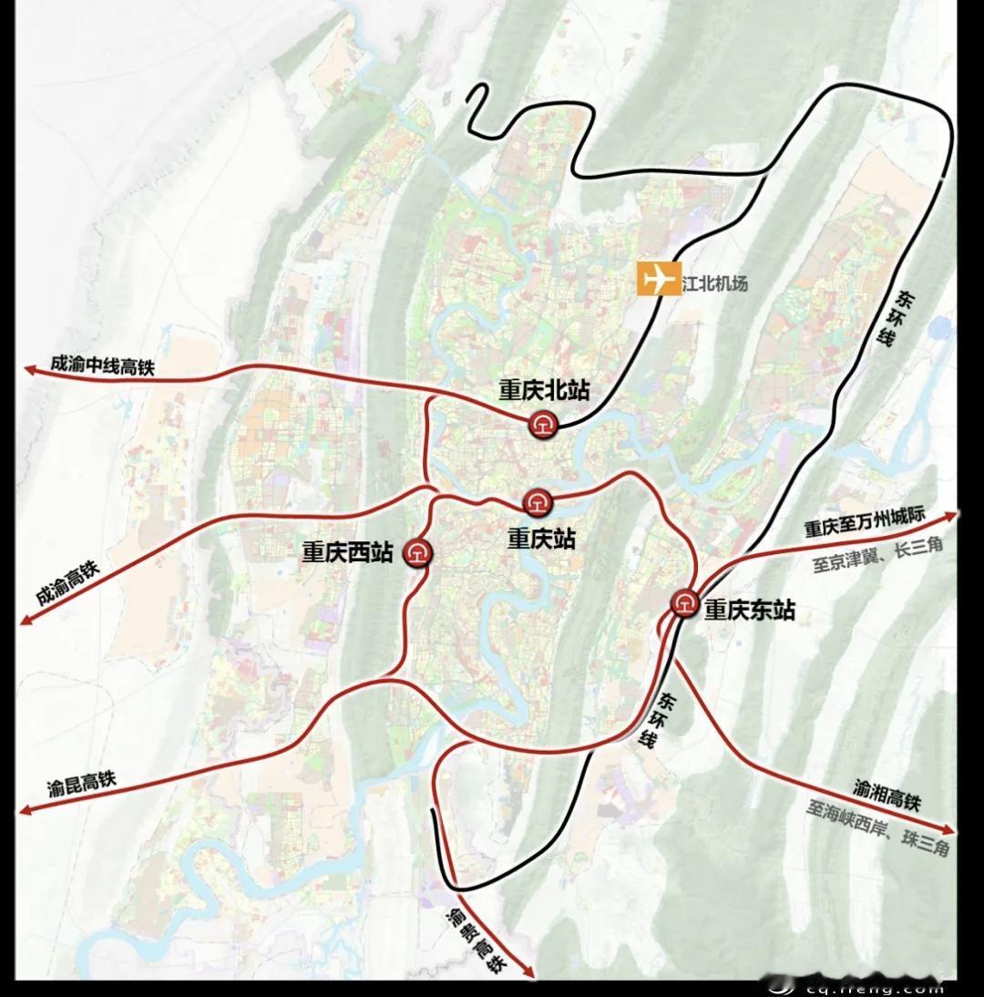 重庆“十五五”高铁建设加速：3条新线开工，织密国际枢纽“大动脉”随着成渝双城